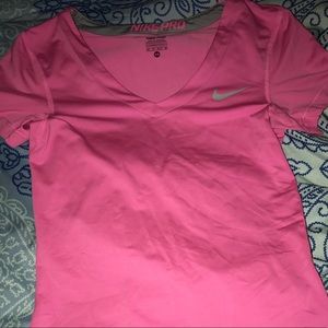 Nike Pro Compression V neck shirt.